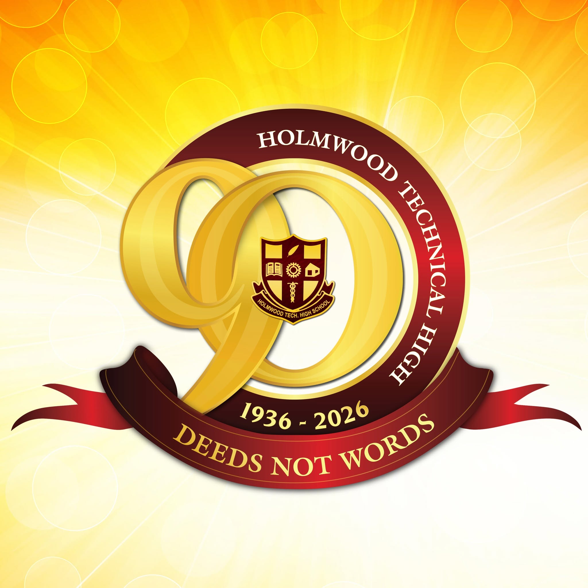 Holmwood Technical High 90th anniversary artwork